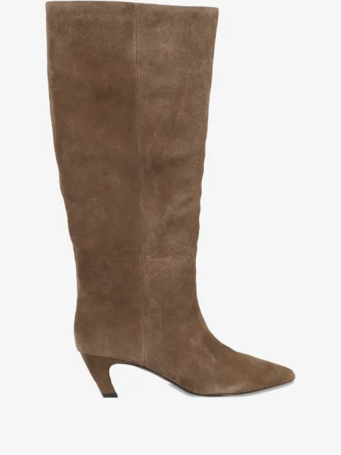 Ash 50mm Violet pointed-toe boots