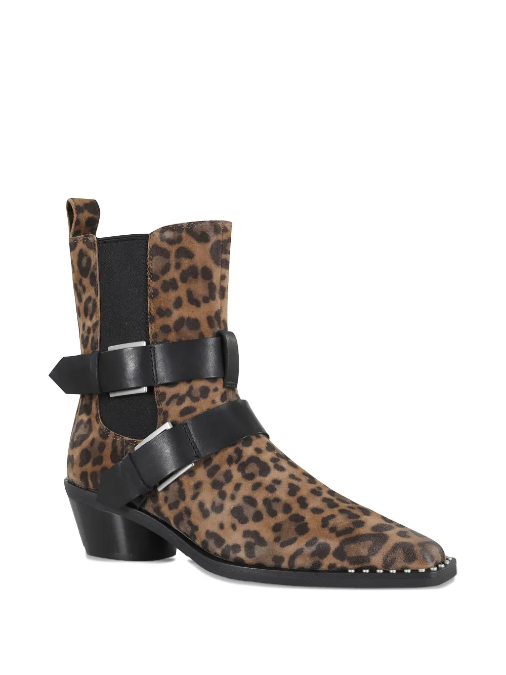 Ash Heron laarzen met Western-stijl en ceintuur Bruin