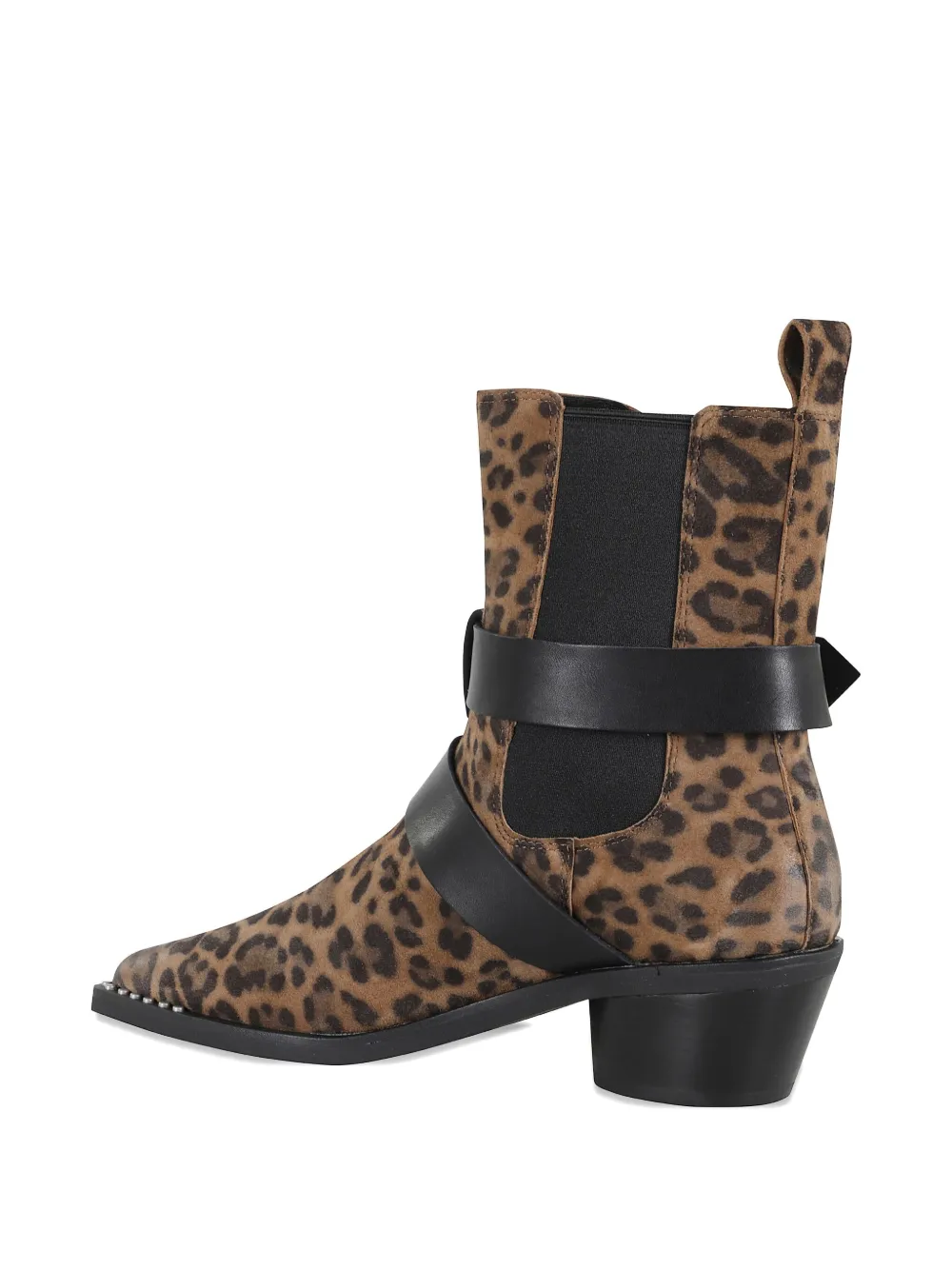 Ash Heron laarzen met Western-stijl en ceintuur Bruin