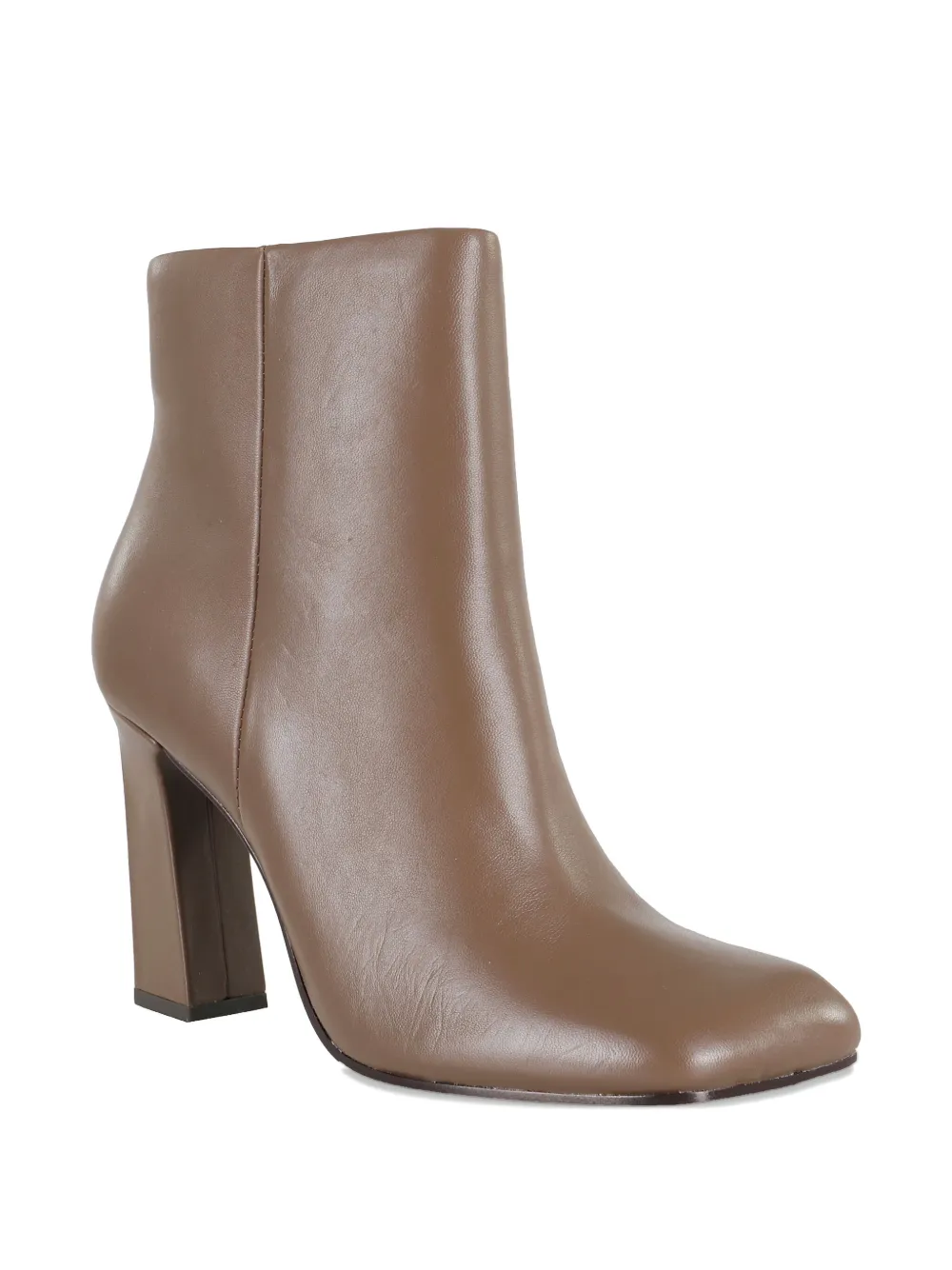 Ash 95mm Alina Block-heel Ankle Boots In Brown
