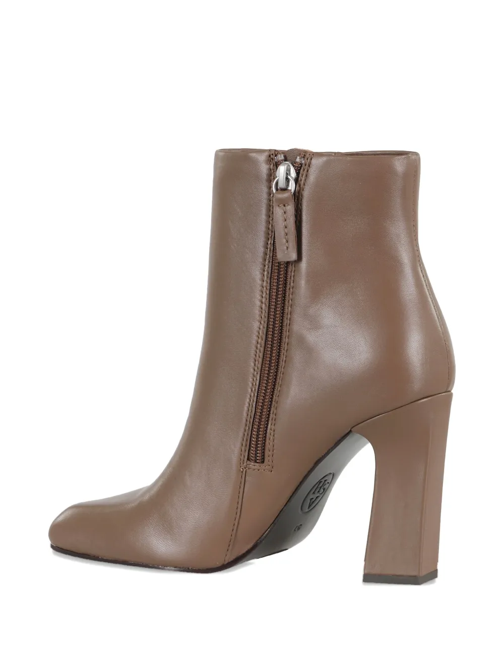 Ash 95mm Alina Block-heel Ankle Boots In Brown