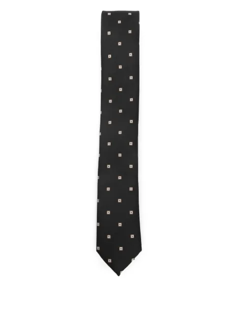 BOSS corbata con motivo cuadrado