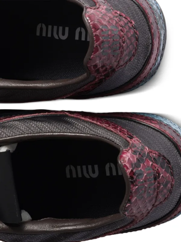Miu Miu low-top Sneakers | Black | FARFETCH