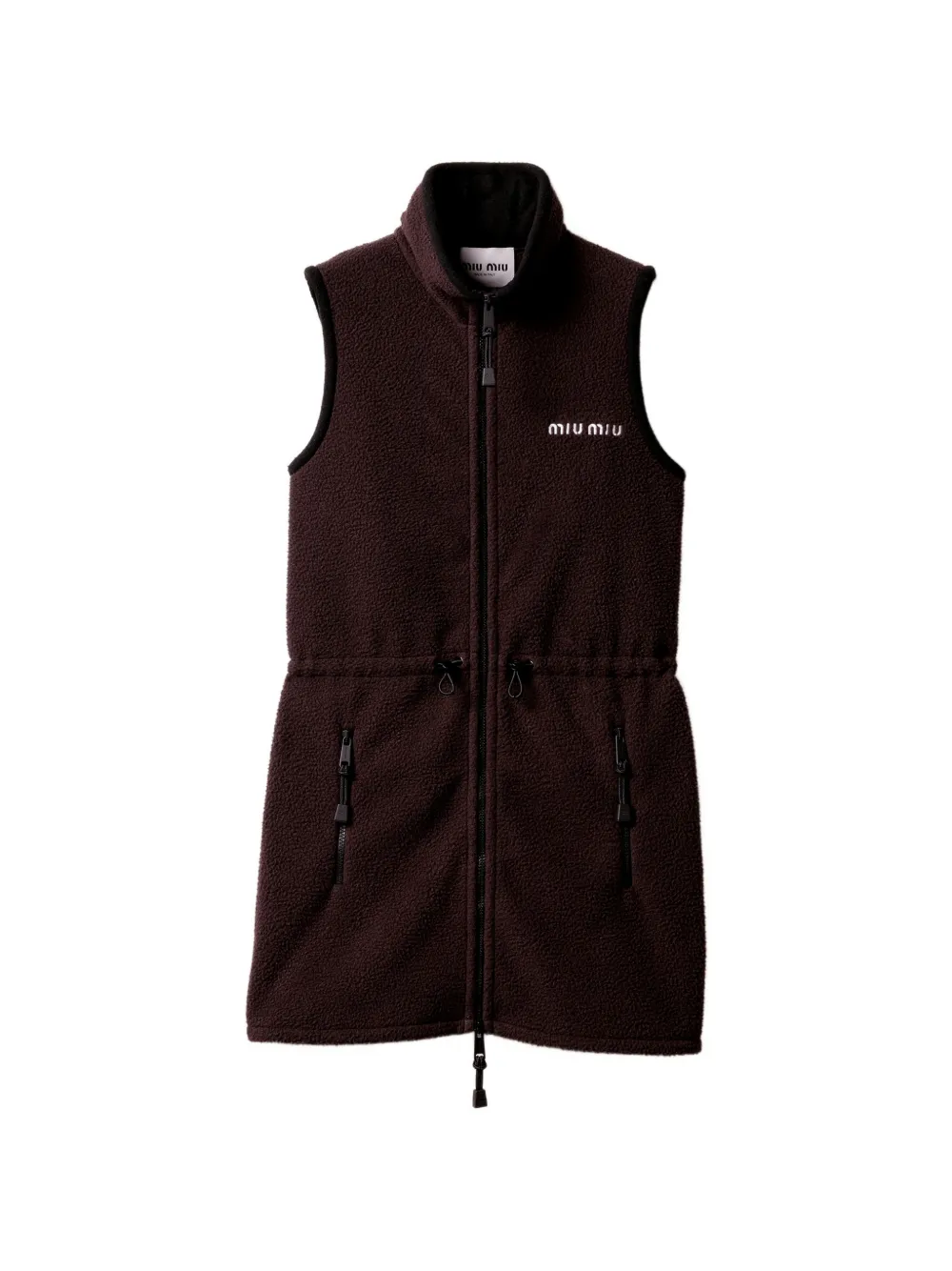 Miu Miu Fleece dress - Braun