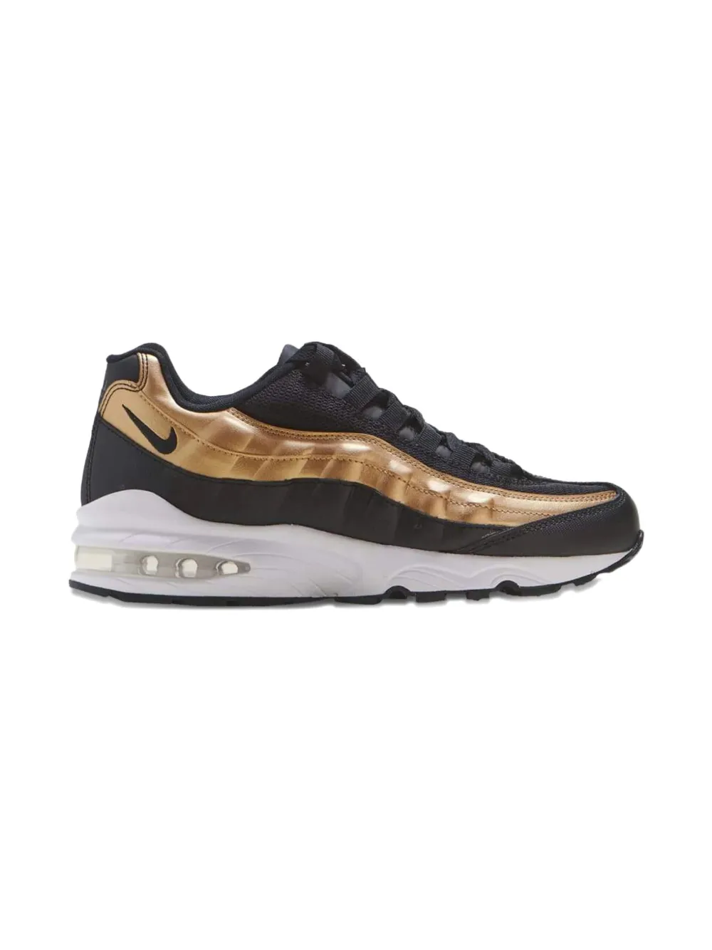 Nike Kids air max 95 metallic sneakers Black