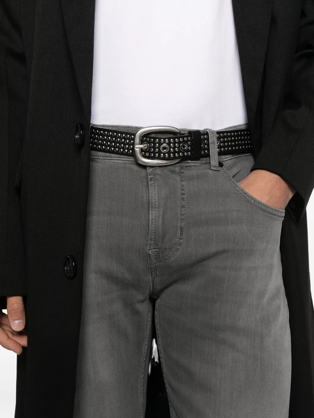 7 For All Mankind Slimmy Jeans In Gray