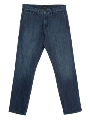 Studio Nicholson クロップド ワイドジーンズ | ブルー | FARFETCH JP