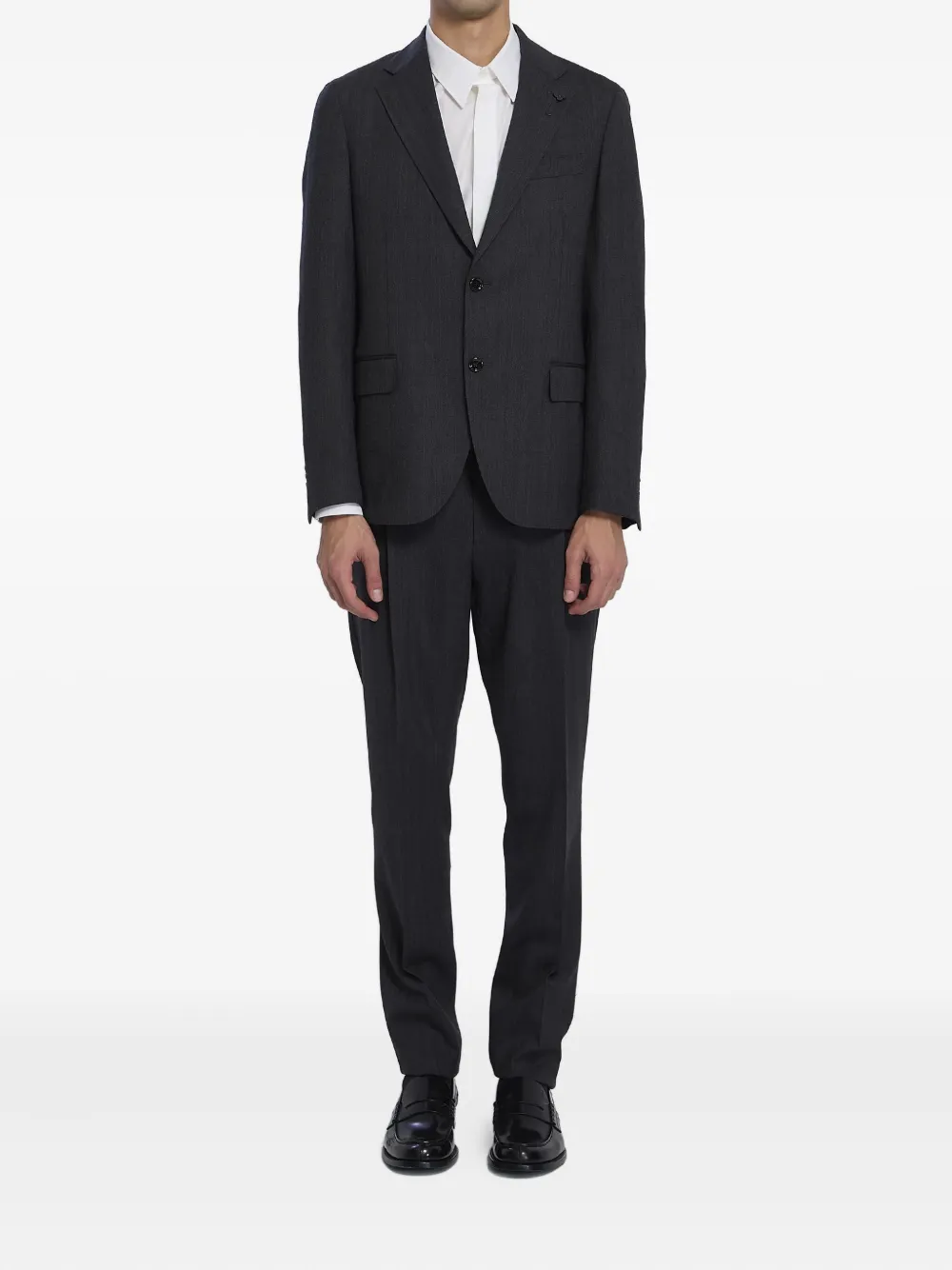 Lardini single-breasted suit - グレー Lardini single-breasted suit - グレー