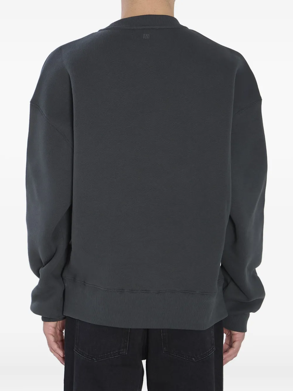 AMI Paris Fleece sweater Grijs