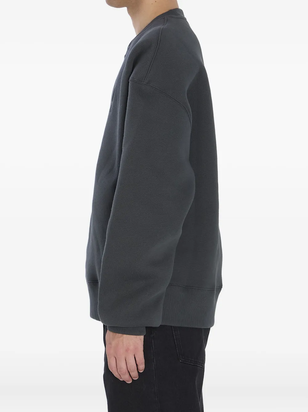 AMI Paris Fleece sweater Grijs