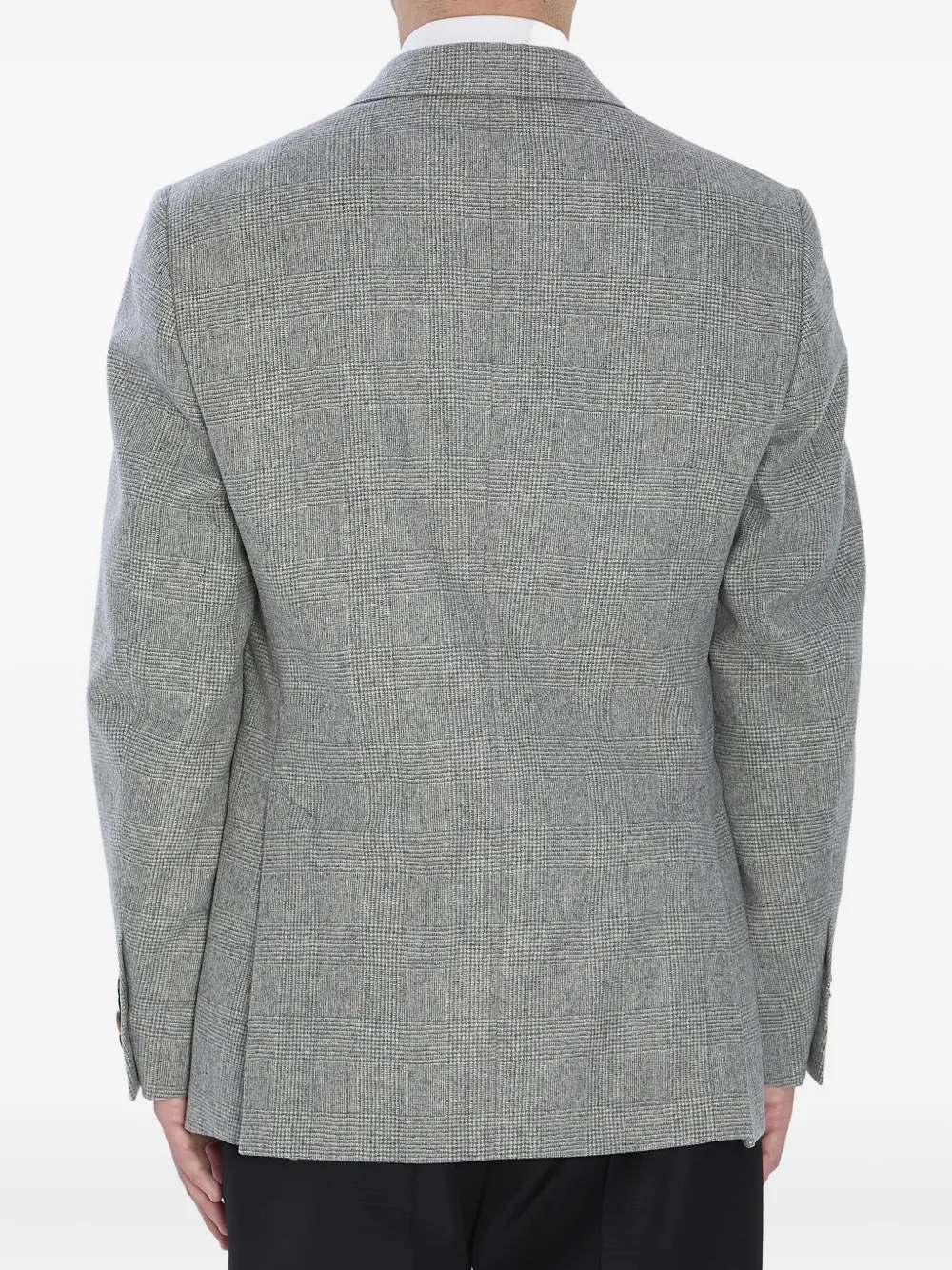 Lardini Prince Of Wales Check Blazer In Gray