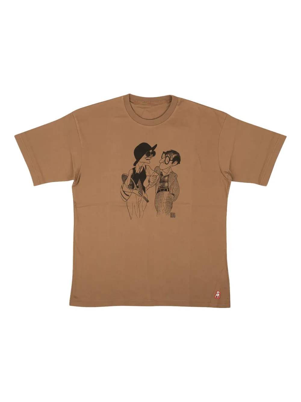Undercover graphic print T-shirt | Brown | Image 1