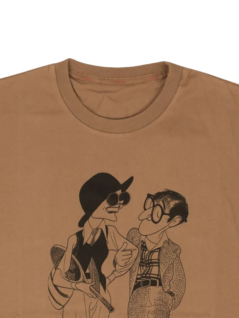 Undercover T-shirt met grafische print - Bruin