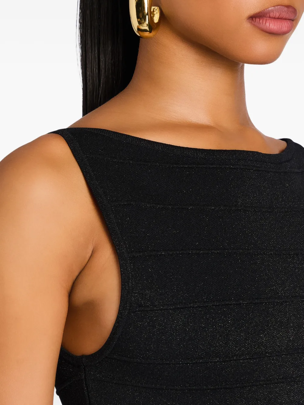 Retrofete Audrina jurk Zwart