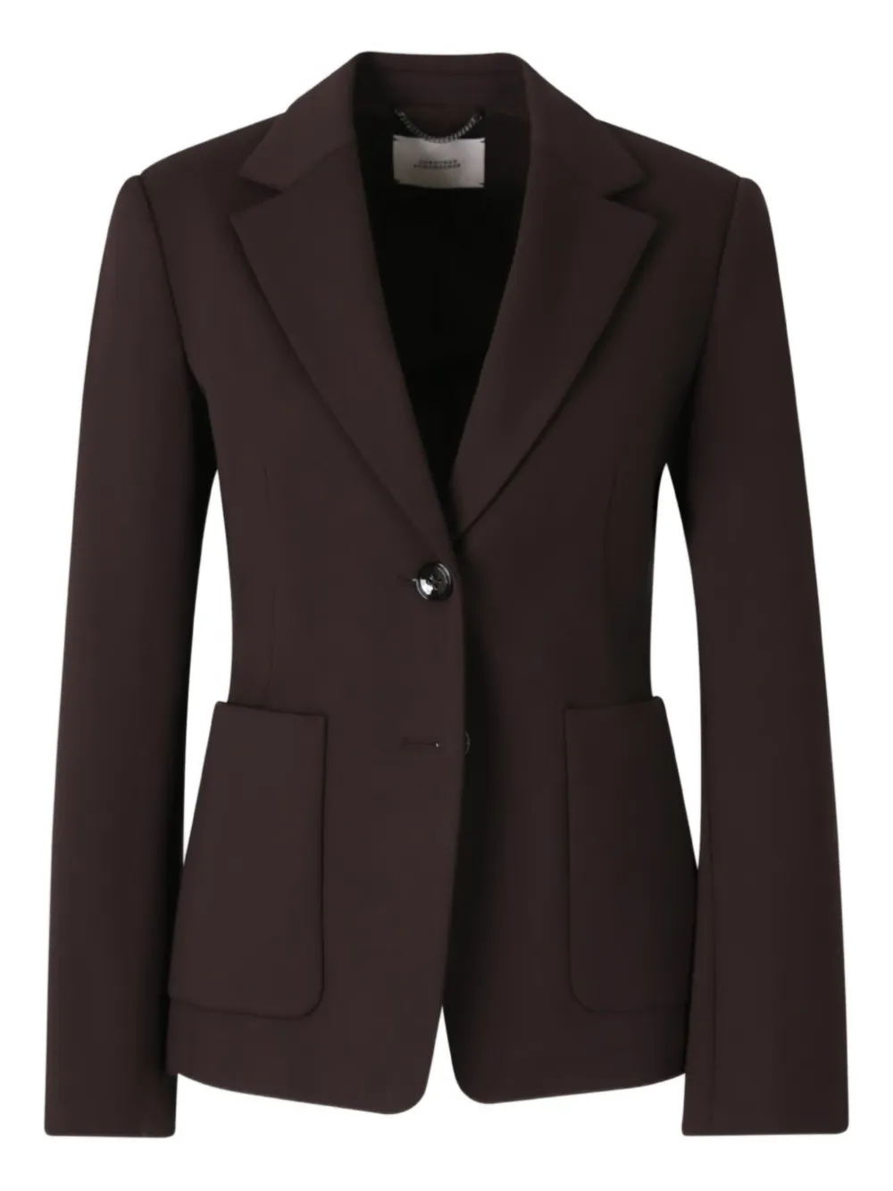 Dorothee Schumacher Notched-lapel Single-button Blazer In Brown