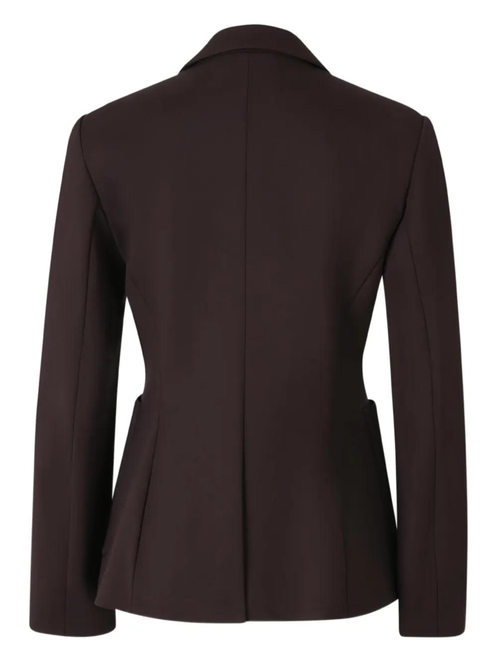 Dorothee Schumacher Notched-lapel Single-button Blazer In Brown