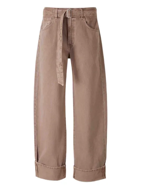 AGOLDE wide-leg cuffed jeans