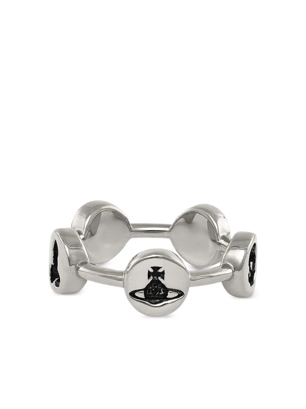 Vivienne Westwood Orb-engraved ring | Silver | Image 1