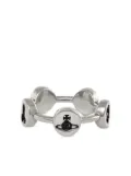 Vivienne Westwood Orb-engraved ring - Silver