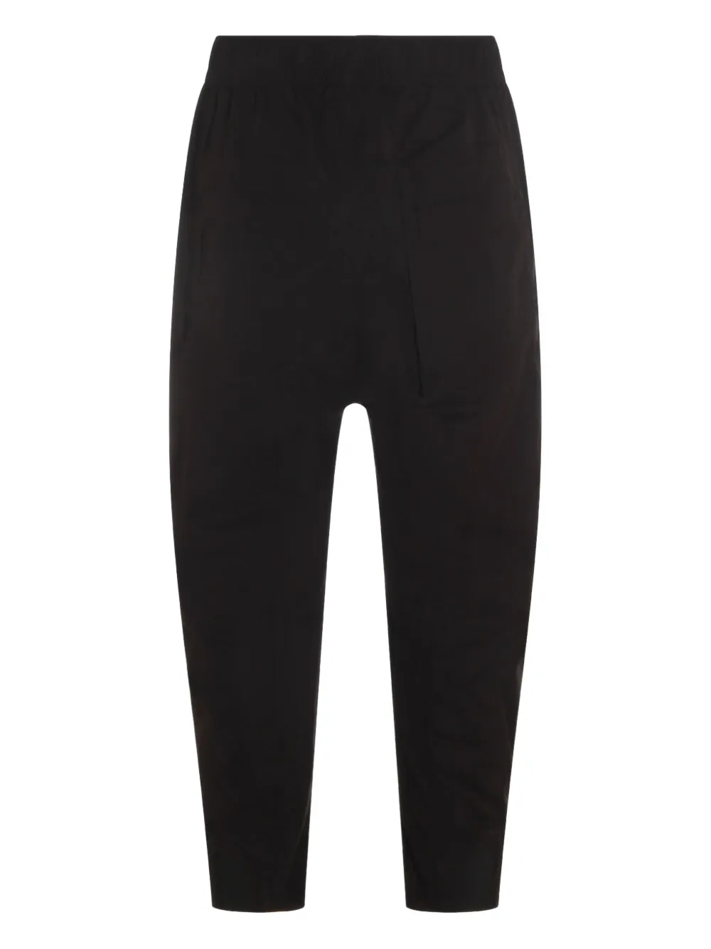 Thom Krom buckle-fastening elastic-waist straight-leg trousers - Zwart