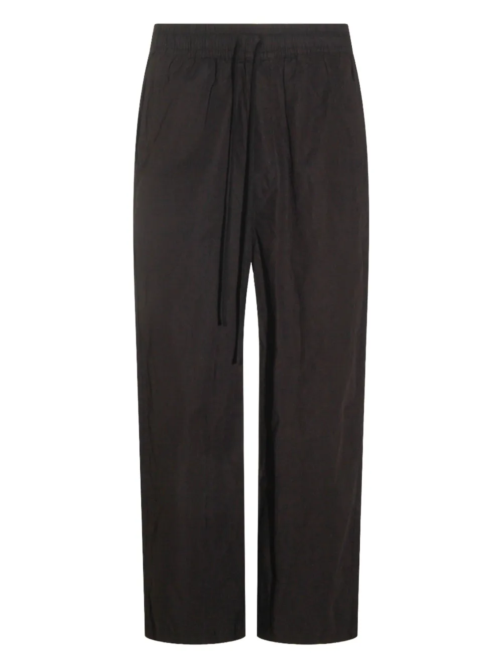 Thom Krom elasticated-waist straight-leg trousers | Black | Image 1