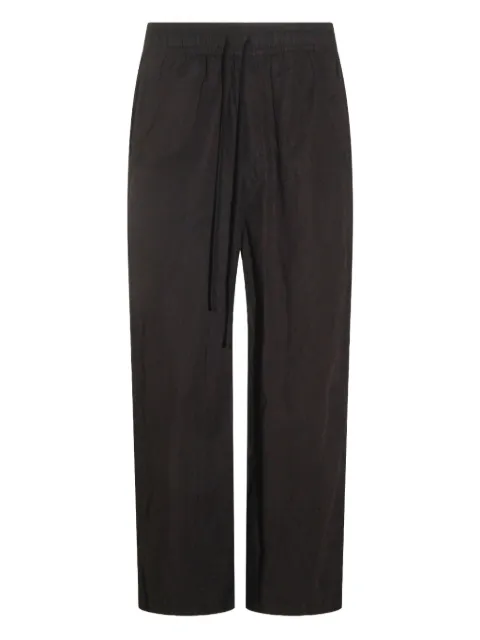 Thom Krom pantalones rectos con pretina elástica