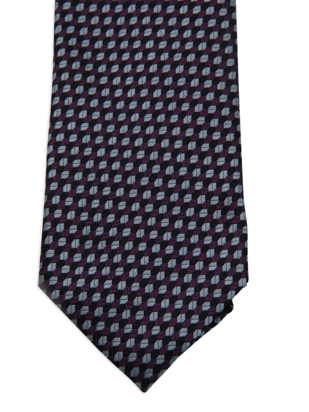 Zegna geometric-pattern tie | Image 2