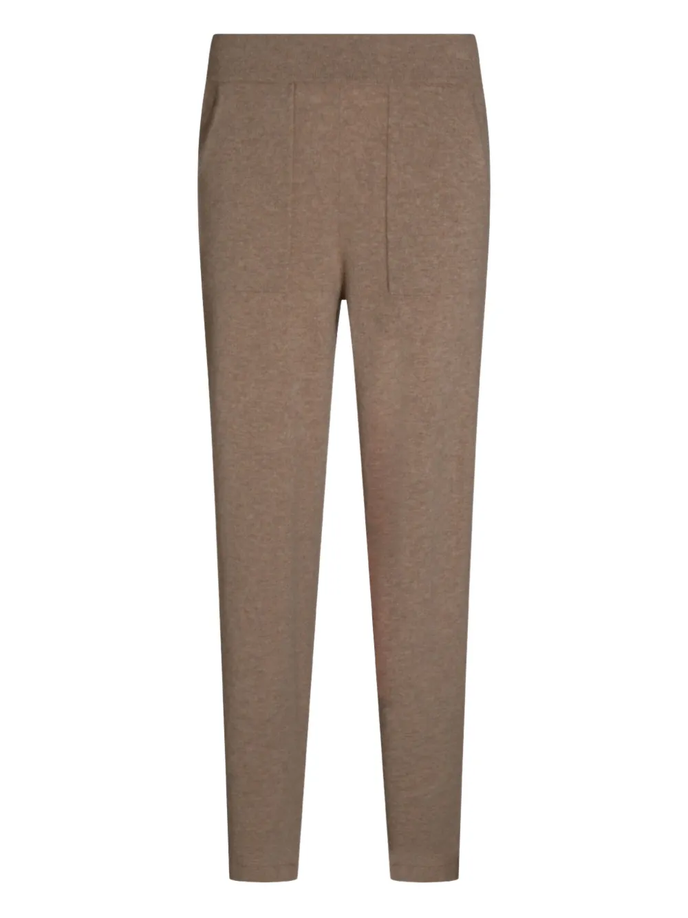Malo elastic-waistband cashmere straight-leg trousers - Bruin