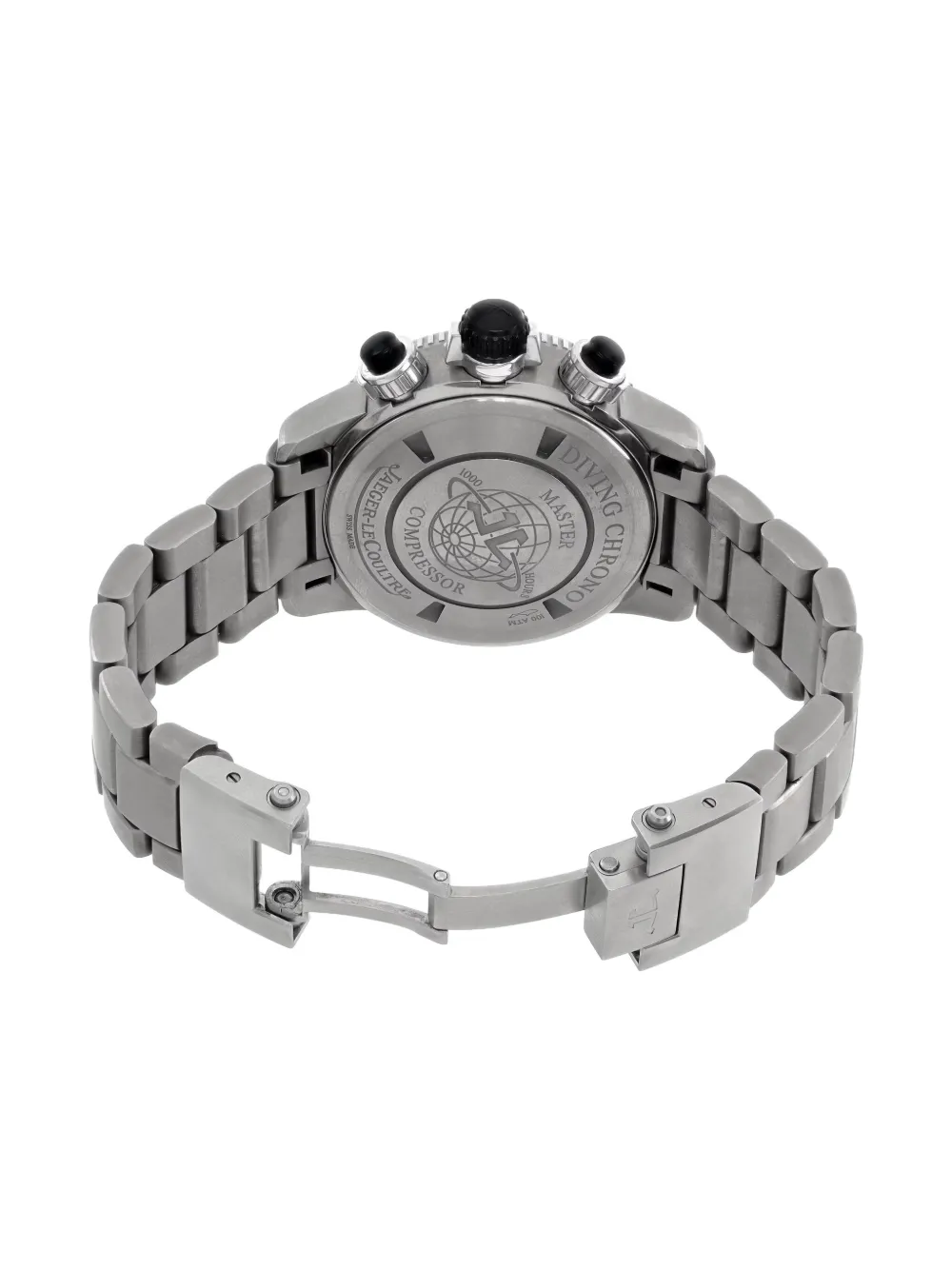 Pre-owned Jaeger-lecoultre Master Compressor 44mm In Black