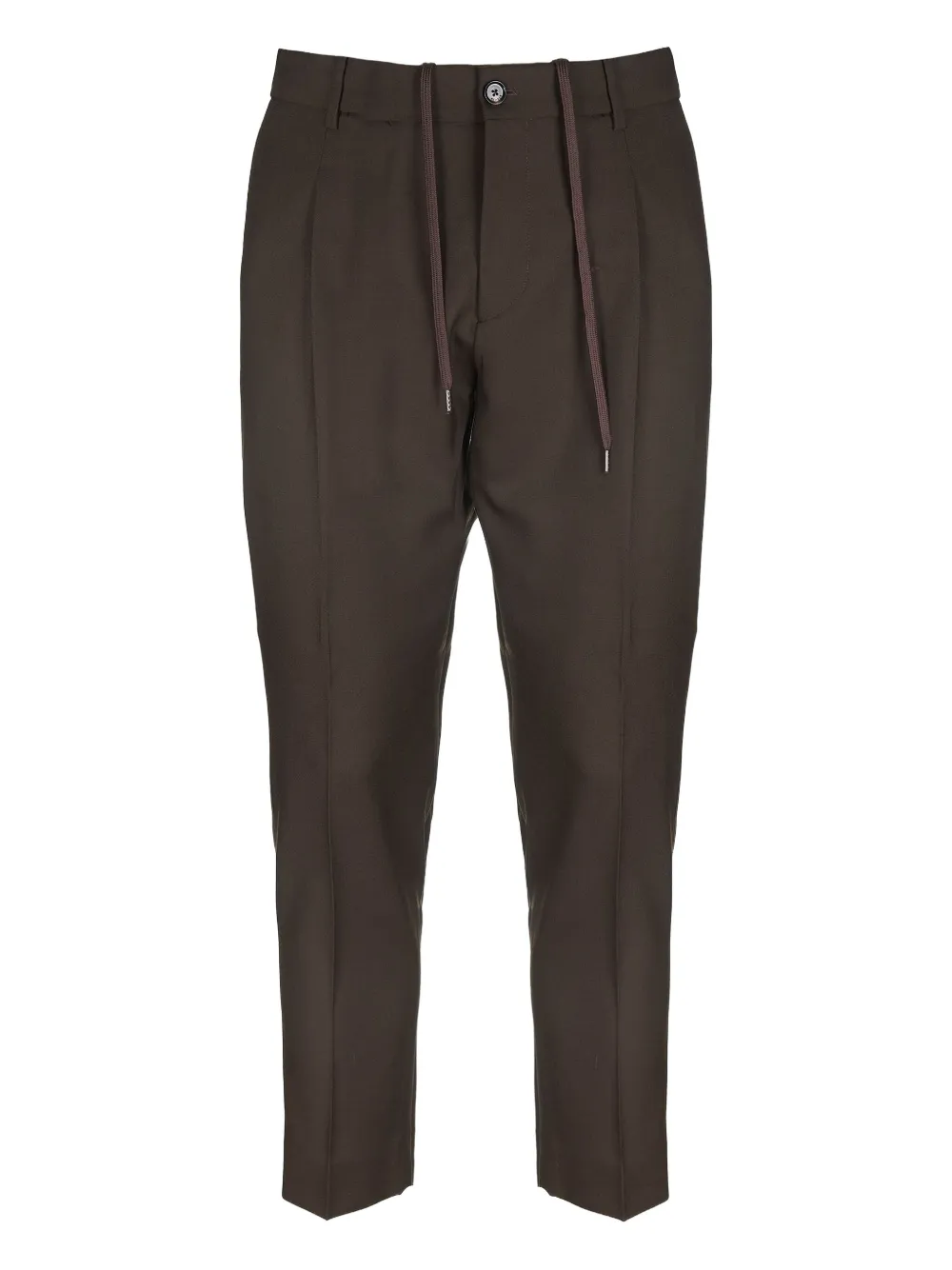 BE ABLE drawstring pleated trousers | Brown | Image 1