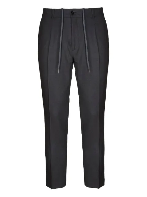 BE ABLE Riccardo drawstring pleated trousers