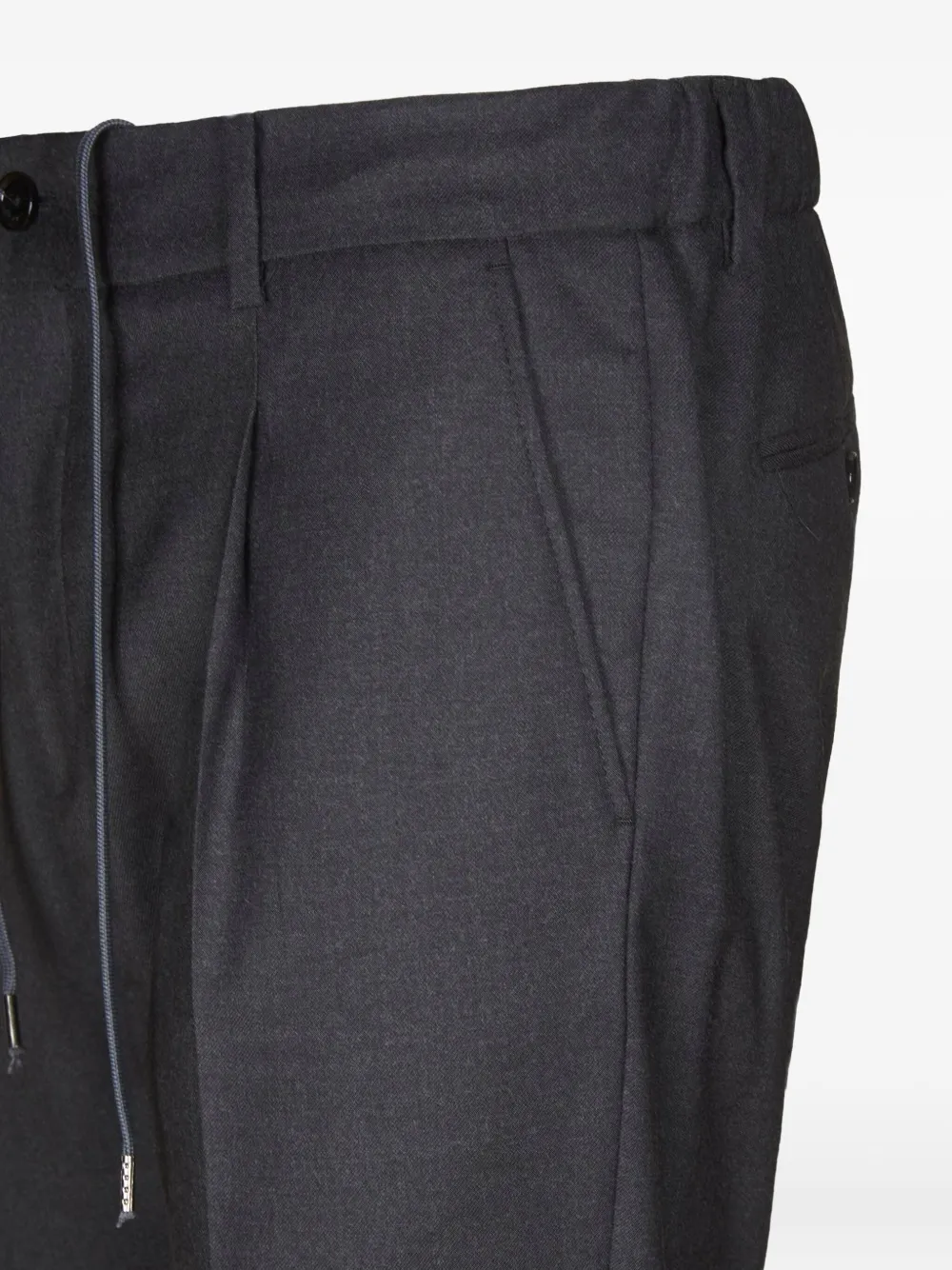 BE ABLE Riccardo drawstring pleated trousers | Chino | Image 2