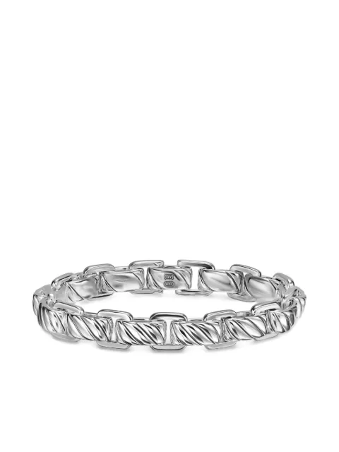 David Yurman sterling silver cable-link bracelet