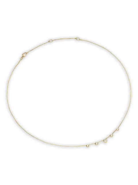 David Yurman 18K yellow gold Petite Modern Renaissance diamond necklace