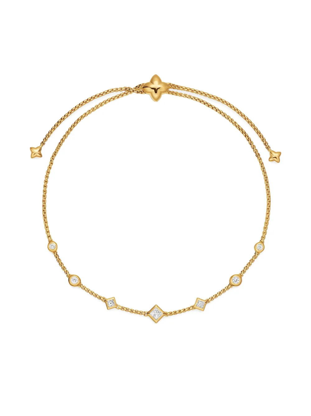 David Yurman 18k Yellow Gold Petite Modern Renaissance® Diamond Bracelet