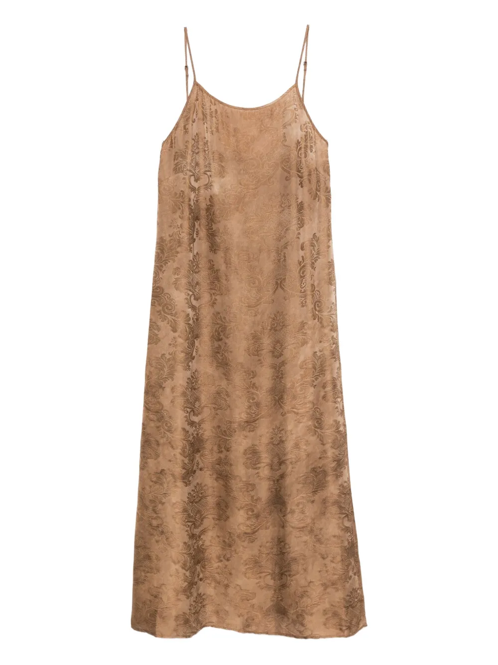 Uma Wang Anaya midi dress - ブラウン Uma Wang Anaya midi dress - ブラウン