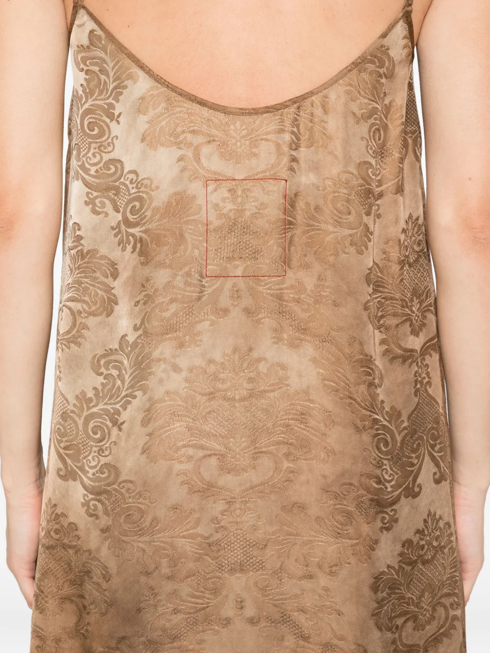 Uma Wang Anaya Midi Dress In Brown