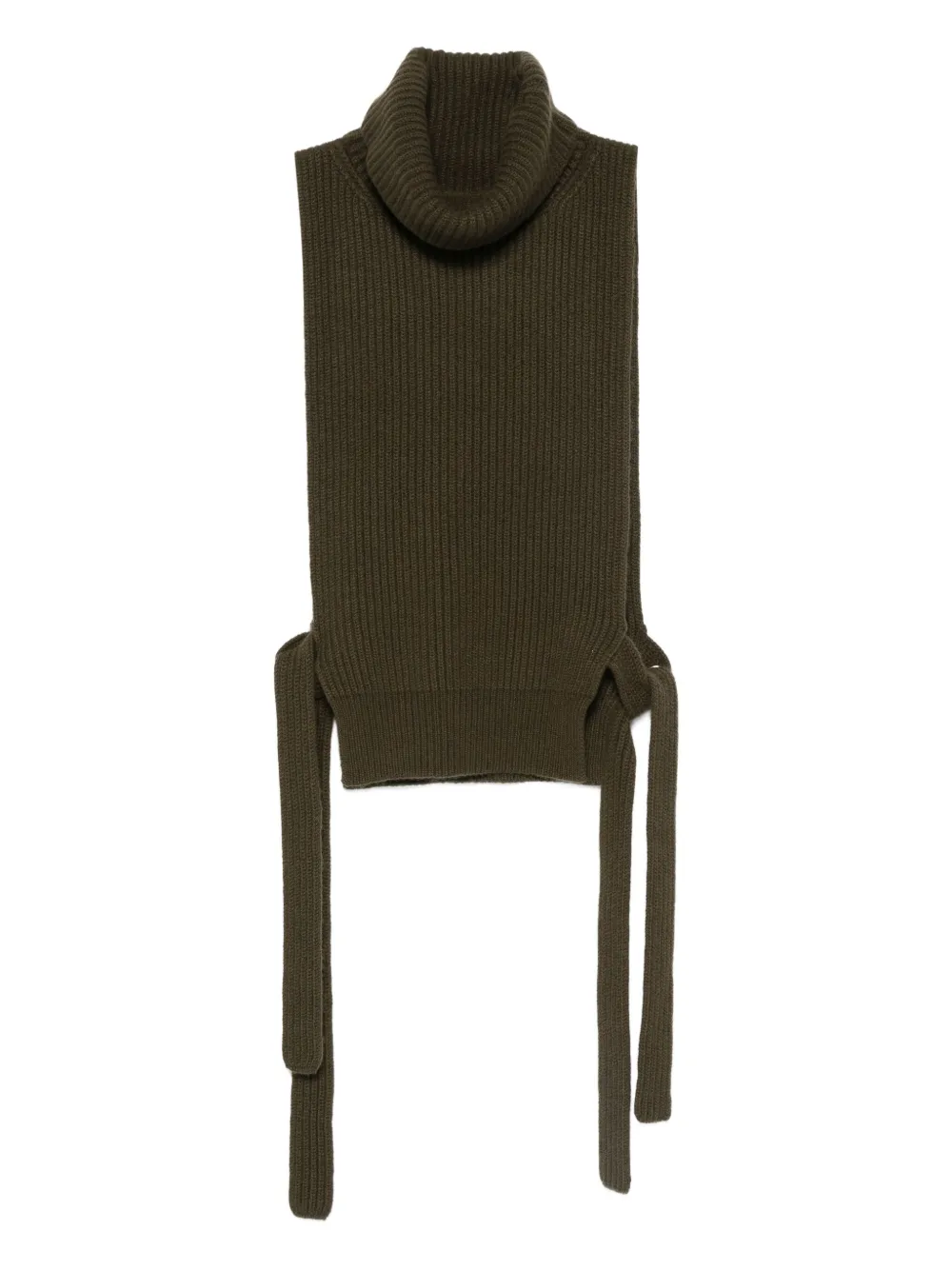 Uma Wang top tejido con cuello de tortuga | verde | Image 1