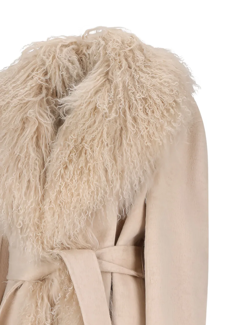 Giuseppe Di Morabito Mantel van imitatiebont Beige