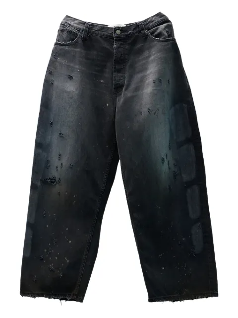 SATOSHI NAKAMOTO wide-leg jeans