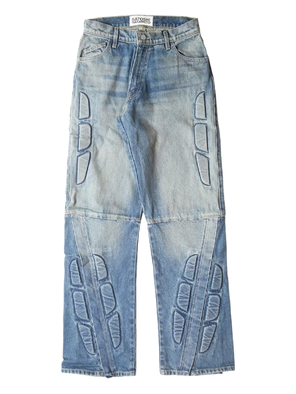 SATOSHI NAKAMOTO wide-leg jeans | Blue | Image 1