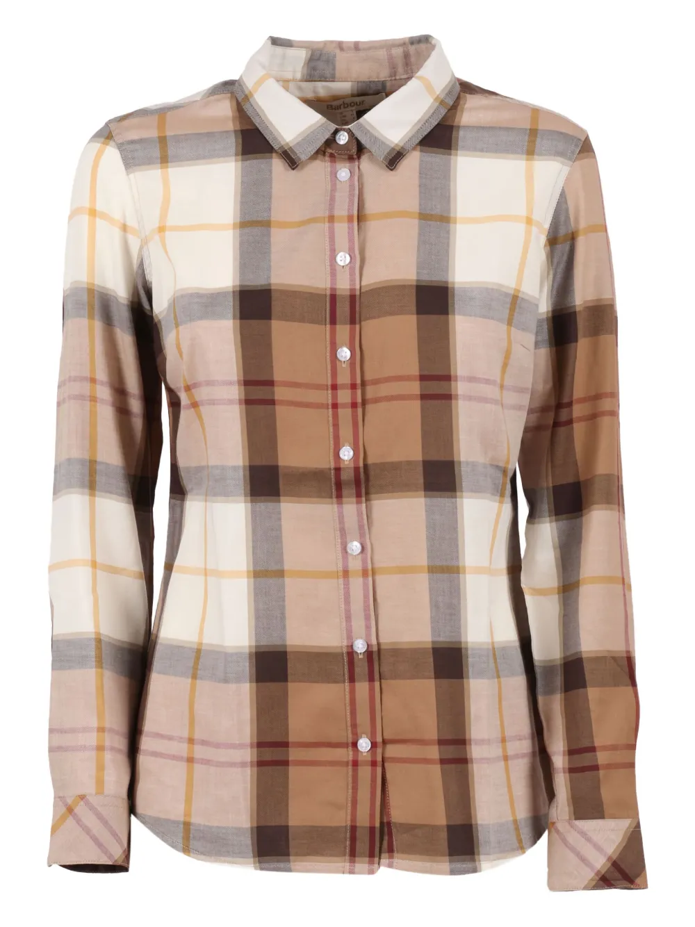 Barbour checked cotton shirt | Brown | Image 1