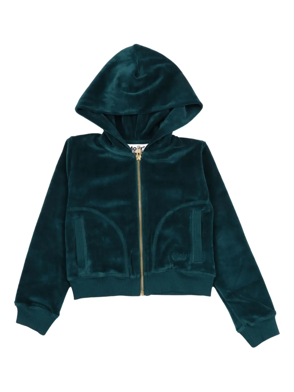 Molo Milla zip-up hoodie | Green | Image 1