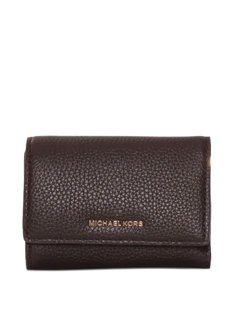 Michael Kors tri-fold leather wallet