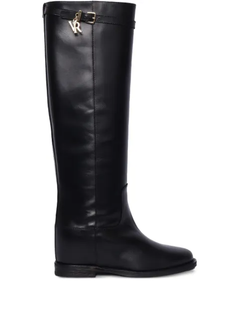 Via Roma 15 botas con detalle de hebilla
