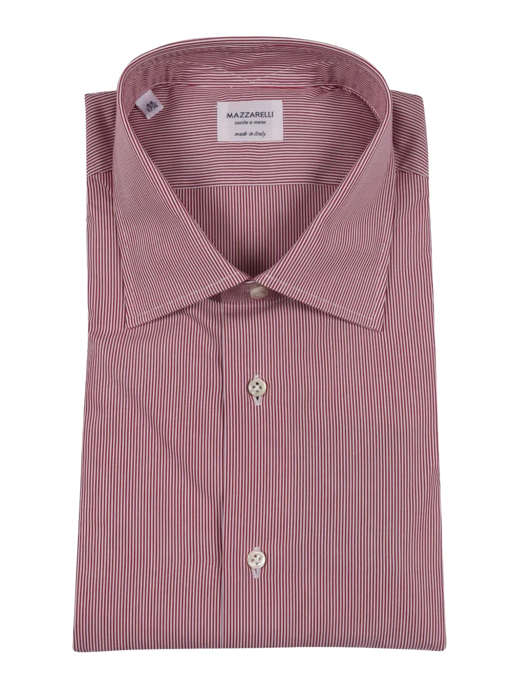 Mazzarelli striped shirt | Red | Image 1