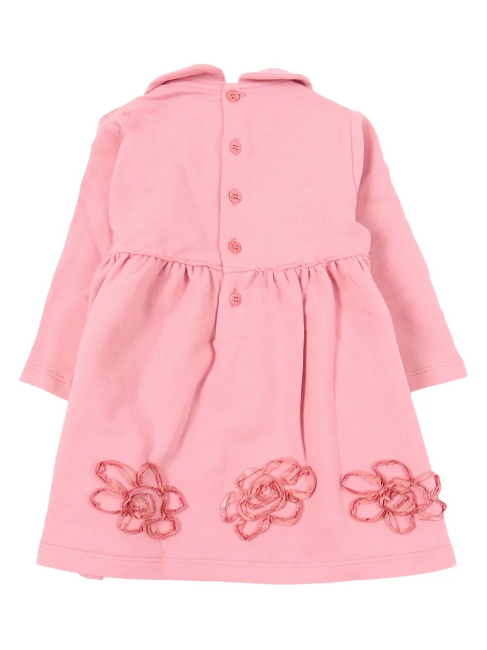 Il Gufo gathered-detail dress - Roze