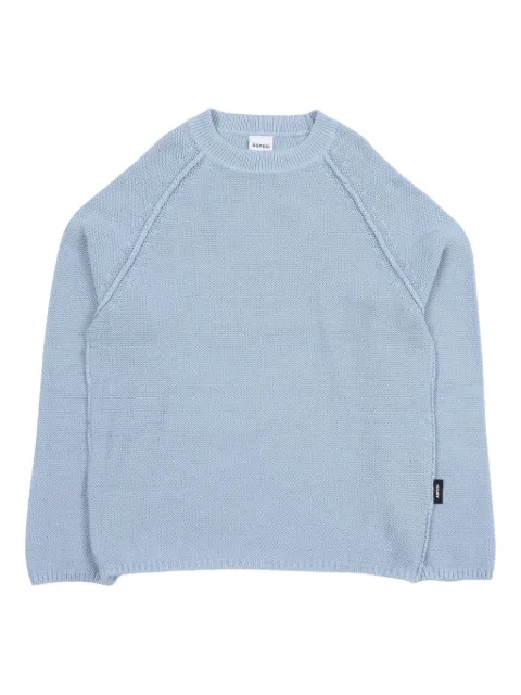 Aspesi Kids raglan-sleeve cotton sweater