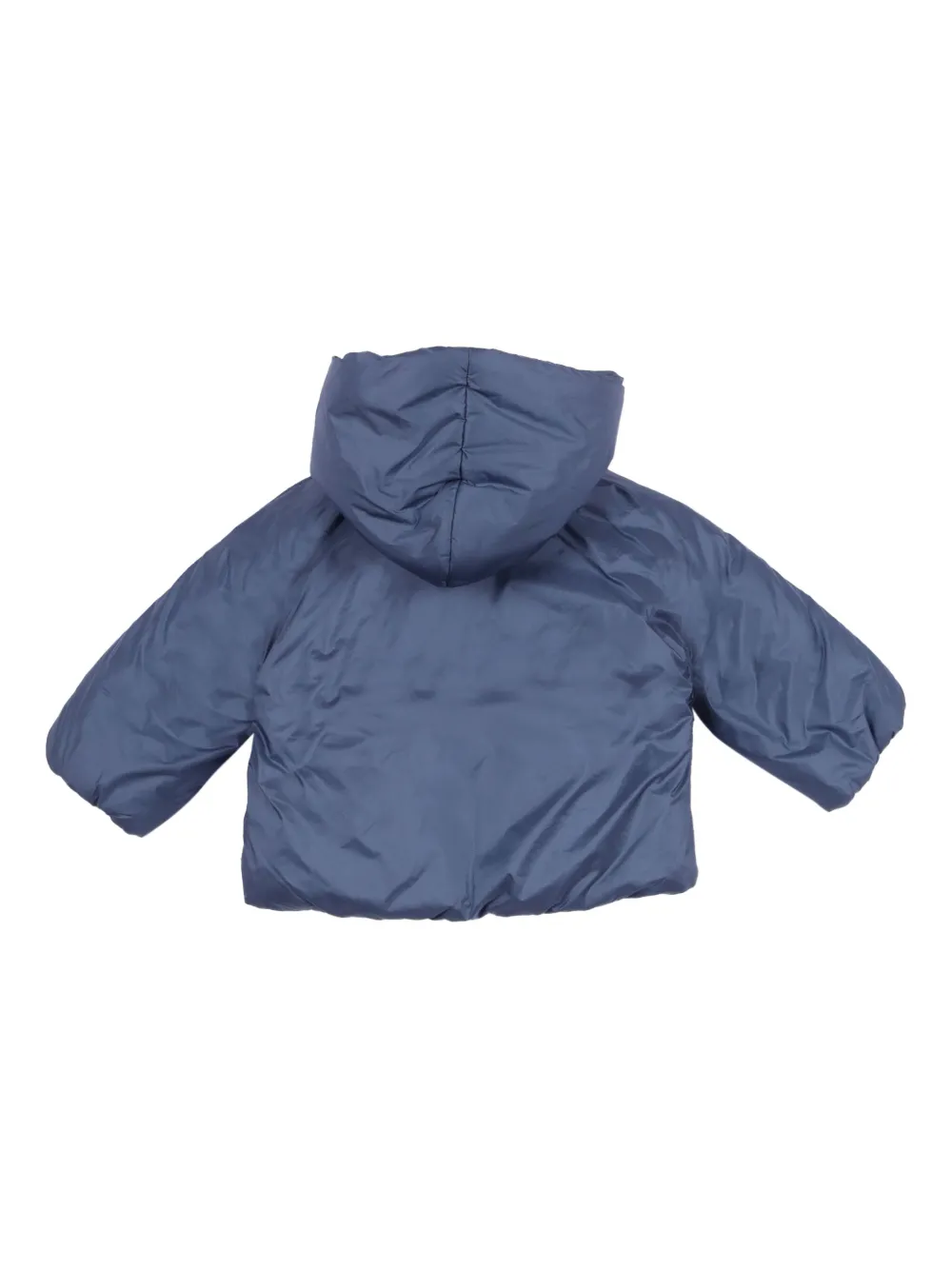 Teddy & Minou Hooded Padded Jacket In Blue