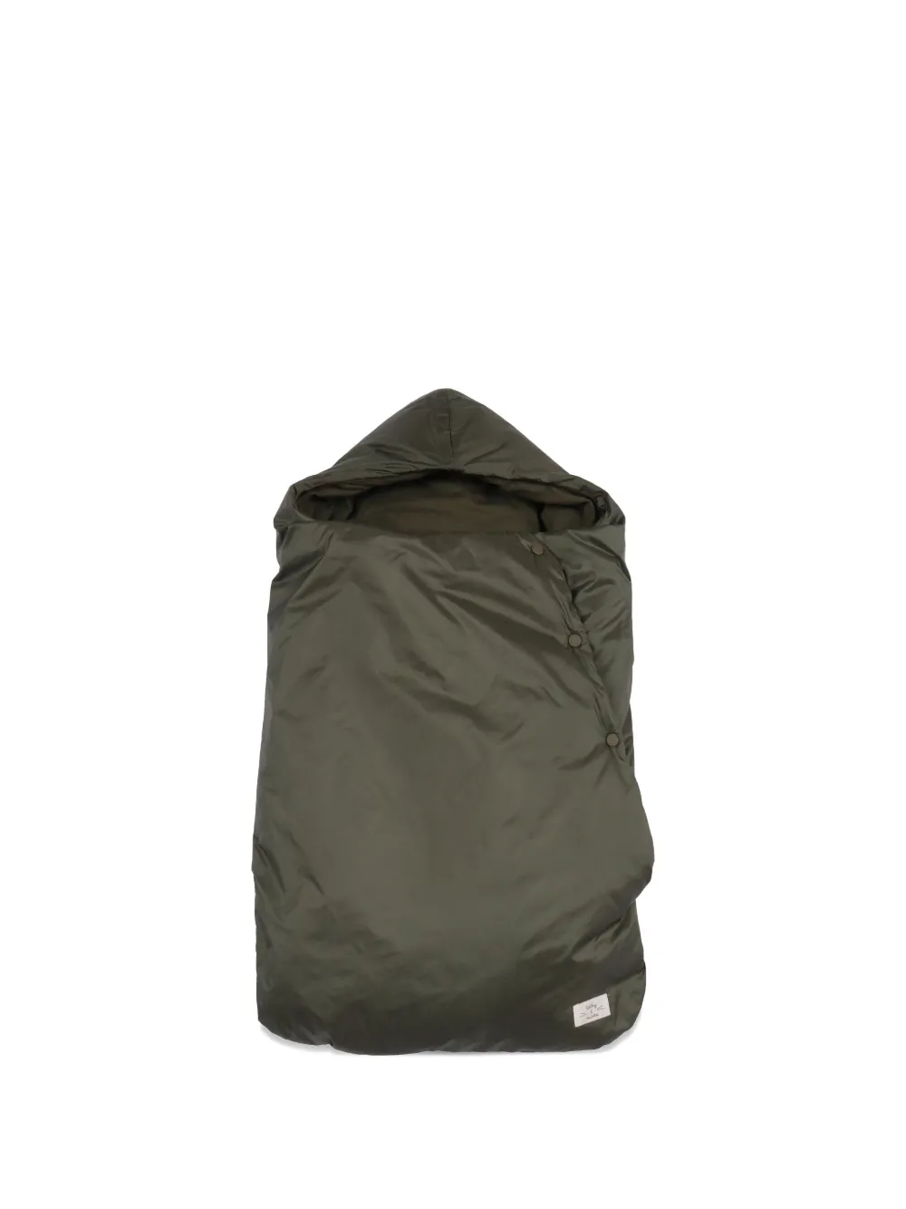 Teddy & Minou Hooded Padded Sleeping Bag In Green